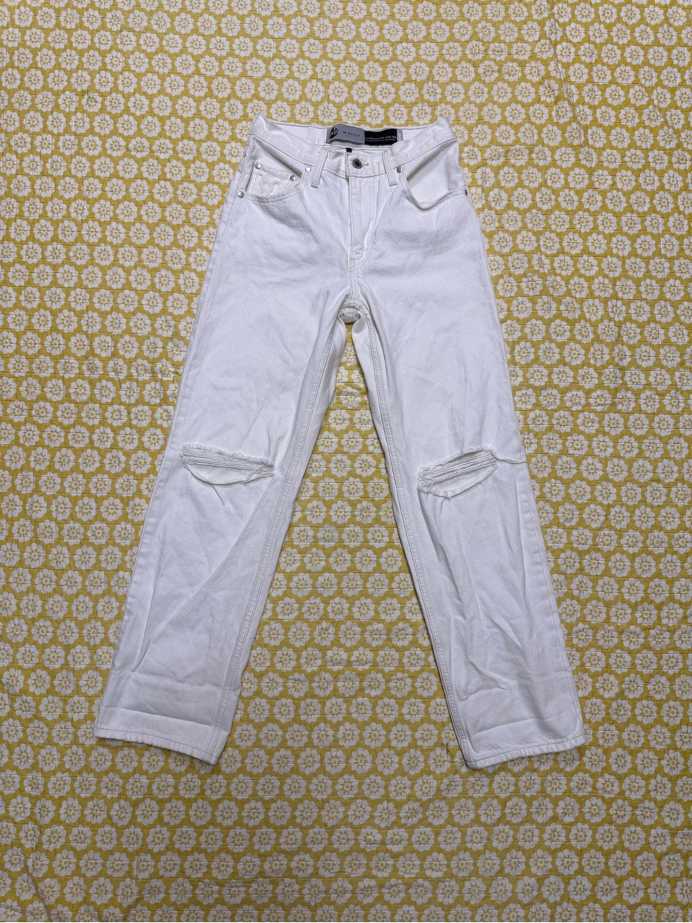 Levi’s SliverTab White Distressed Jeans